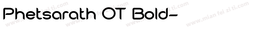 Phetsarath OT Bold字体转换